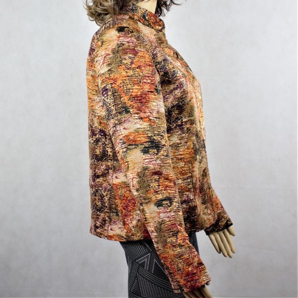 Analogy Beautiful M Petite Oriental Jacket - Picture 6 of 9